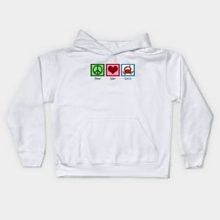 Peace Love Cancer Kids Hoodie